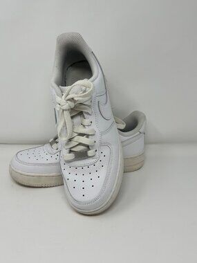 GUC Women's Nike Air Force 1 Lows All White Athletic Shoes Sneakers, Size: 7